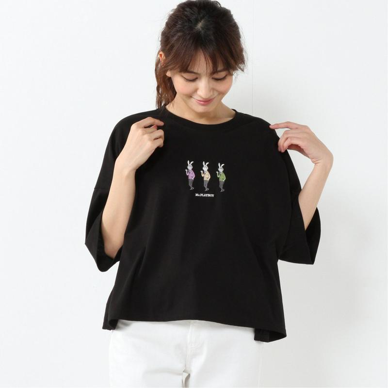 【ＰＬＡＹＢＯＹ】Ｍｒ．プレイボーイドロップＴシャツ（プレイボーイ/PLAYBOY）