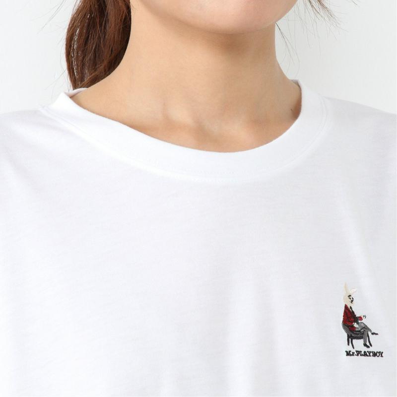 【ＰＬＡＹＢＯＹ】Ｍｒ．プレイボーイドロップＴシャツ（プレイボーイ/PLAYBOY）
