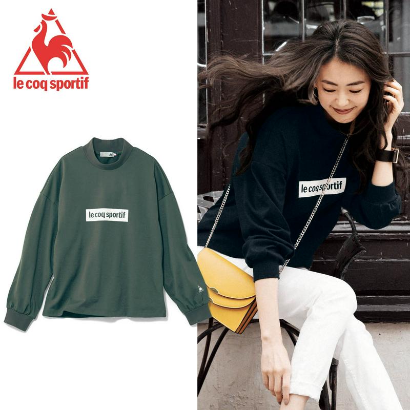 ゆるっとシルエットで体型カバー◎ボトルネック長袖Ｔシャツ【ＵＶケア・吸汗】（ルコックスポルティフ/le coq sportif）