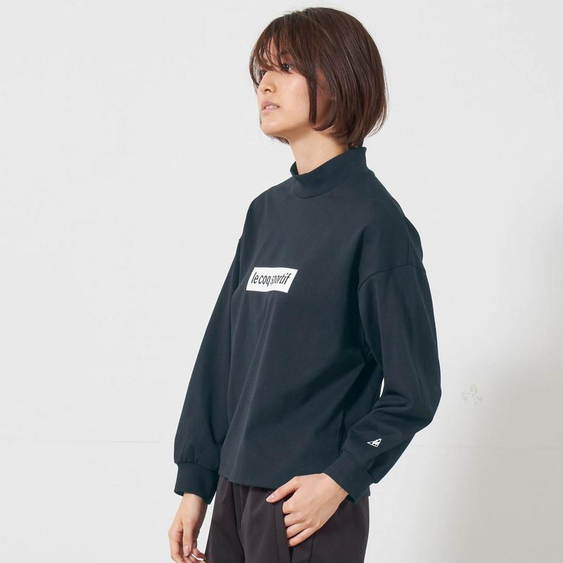 ゆるっとシルエットで体型カバー◎ボトルネック長袖Ｔシャツ【ＵＶケア・吸汗】（ルコックスポルティフ/le coq sportif）
