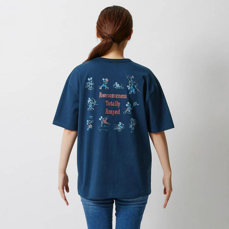 【おうちディズニー化計画】【ユニセックス】ポケットＴシャツ「ミッキーマウス」（ディズニー）