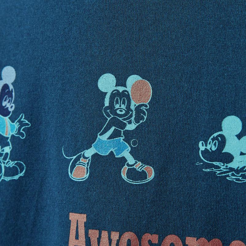 【おうちディズニー化計画】【ユニセックス】ポケットＴシャツ「ミッキーマウス」（ディズニー）