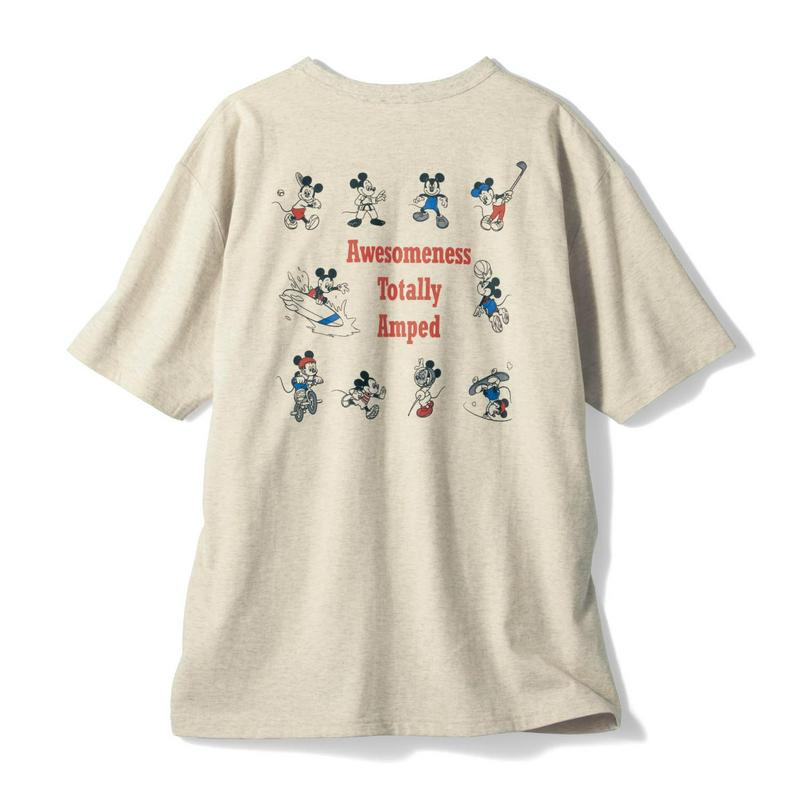 【おうちディズニー化計画】【ユニセックス】ポケットＴシャツ「ミッキーマウス」（ディズニー）