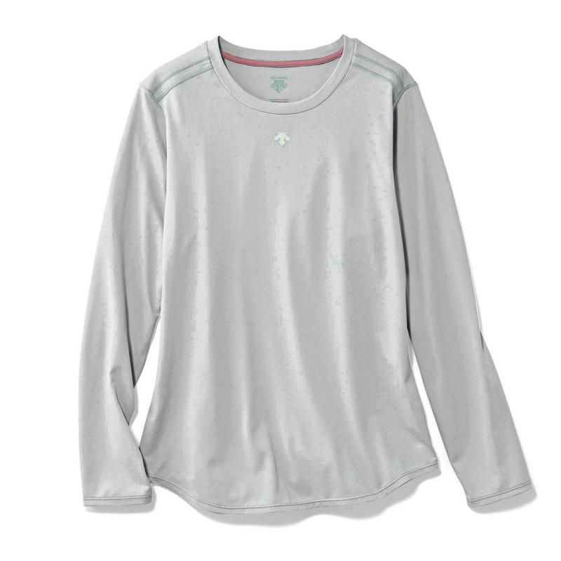 春先にもおすすめ　サンスクリーン　長袖Ｔシャツ【ＵＶケア・吸汗速乾】【Ｓサイズのみ】（デサント/DESCENTE）