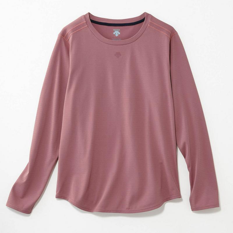 春先にもおすすめ　サンスクリーン　長袖Ｔシャツ【ＵＶケア・吸汗速乾】【Ｓサイズのみ】（デサント/DESCENTE）