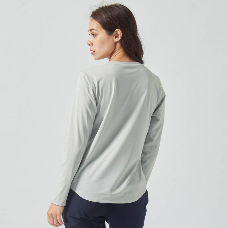春先にもおすすめ　サンスクリーン　長袖Ｔシャツ【ＵＶケア・吸汗速乾】【Ｓサイズのみ】（デサント/DESCENTE）