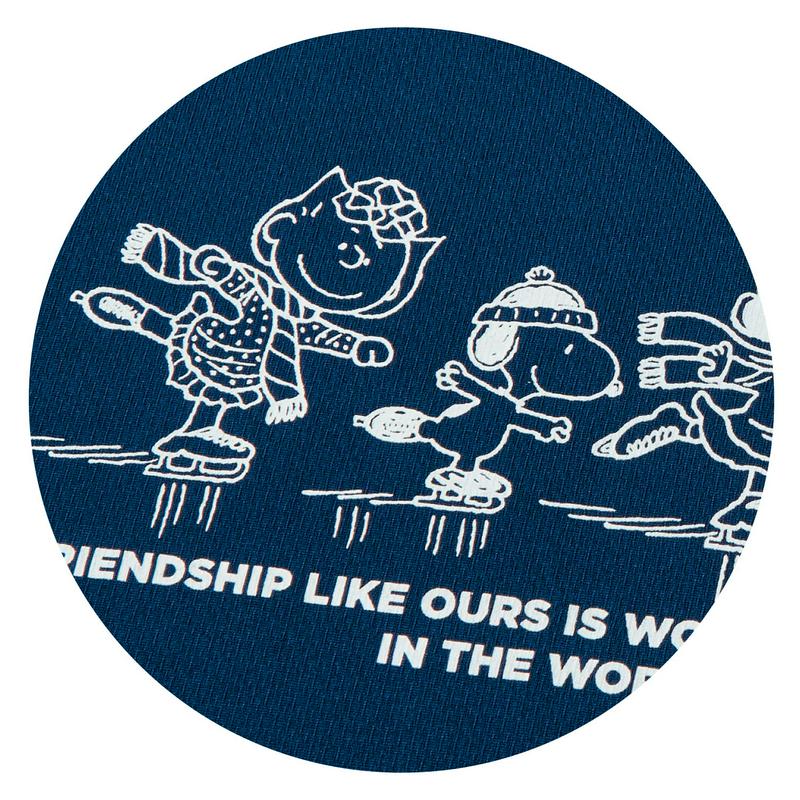 「スヌーピー」フェイクレイヤードロングＴシャツ【ＵＶケア・吸汗速乾】（ピーナッツ／PEANUTS）