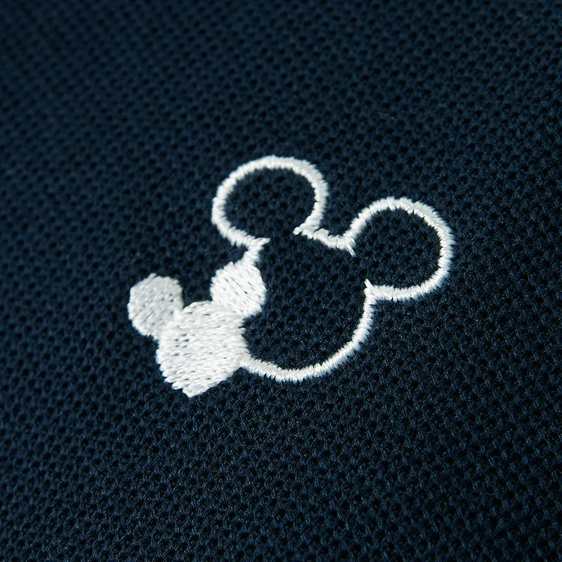 刺繍入りポロシャツ「ミッキーモチーフ」（ディズニー）