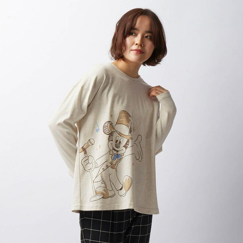 ショータイム長袖Ｔシャツ【Ｓ～ＬＬ】（選べるキャラクター）（ディズニー）
