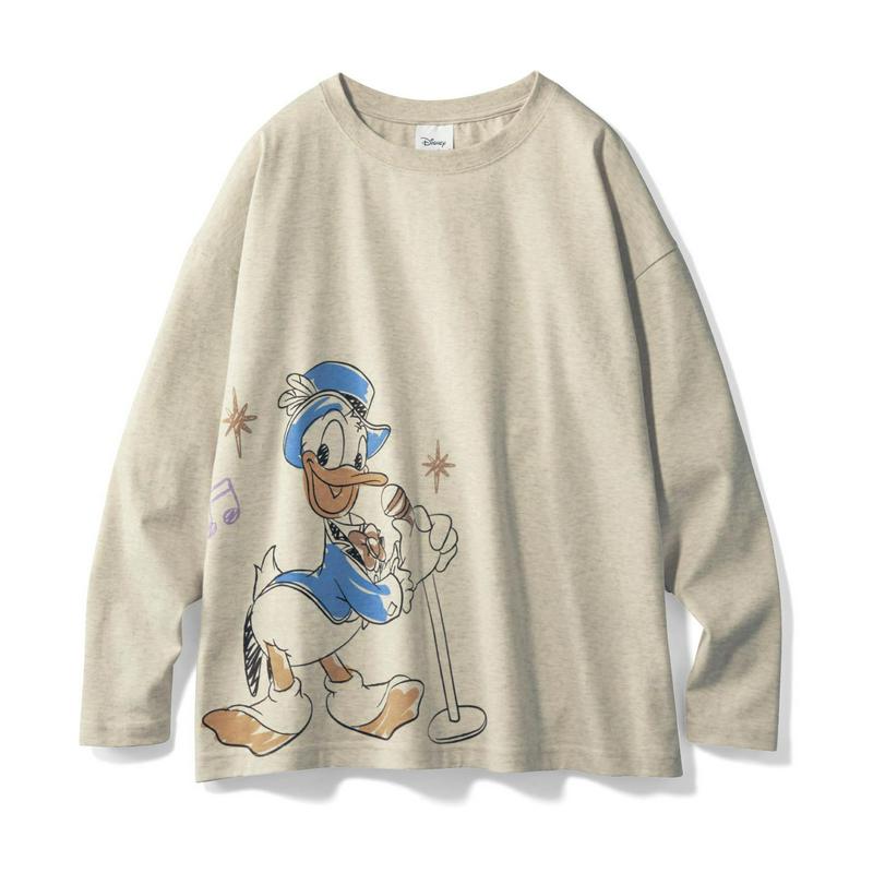 ショータイム長袖Ｔシャツ【Ｓ～ＬＬ】（選べるキャラクター）（ディズニー）