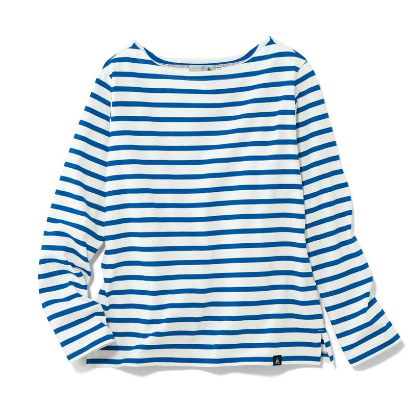 肌馴染みの良い着心地◎長袖ボーダーＴシャツ【ＵＶケア・吸汗速乾】（ルコックスポルティフ/le coq sportif）