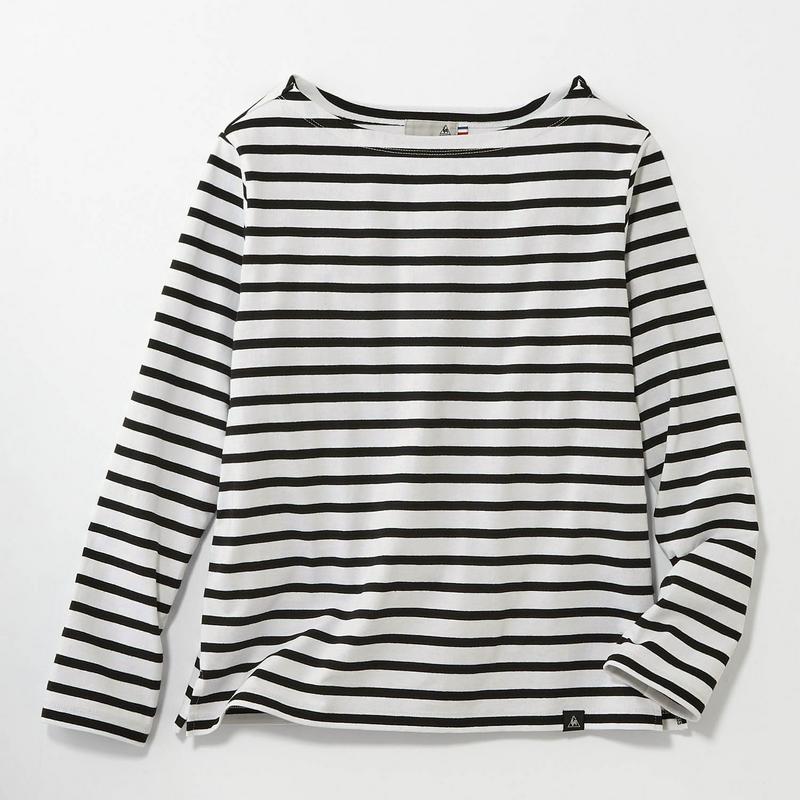 肌馴染みの良い着心地◎長袖ボーダーＴシャツ【ＵＶケア・吸汗速乾】（ルコックスポルティフ/le coq sportif）