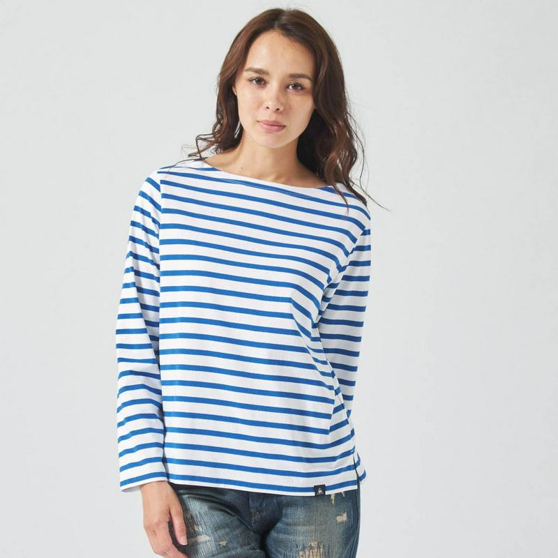 肌馴染みの良い着心地◎長袖ボーダーＴシャツ【ＵＶケア・吸汗速乾】（ルコックスポルティフ/le coq sportif）