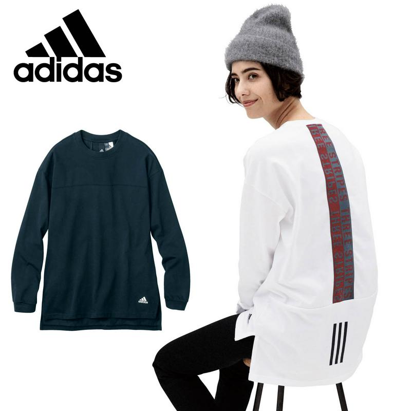 秋先から使える◎Ｗ　ＭＨＳ　ワーディングロングＴシャツ（アディダス/adidas）