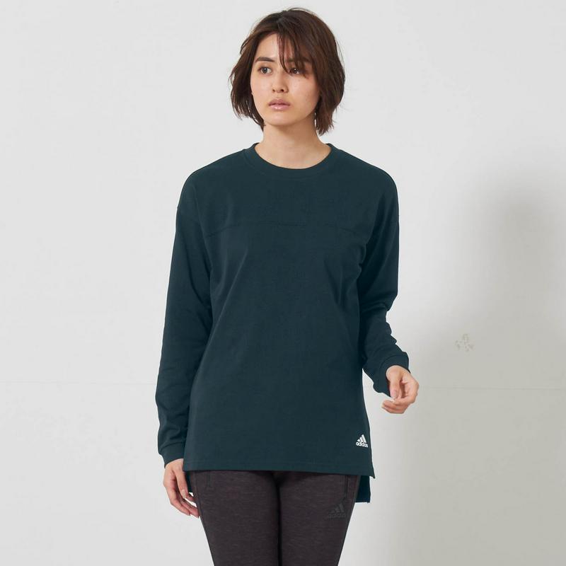 秋先から使える◎Ｗ　ＭＨＳ　ワーディングロングＴシャツ（アディダス/adidas）