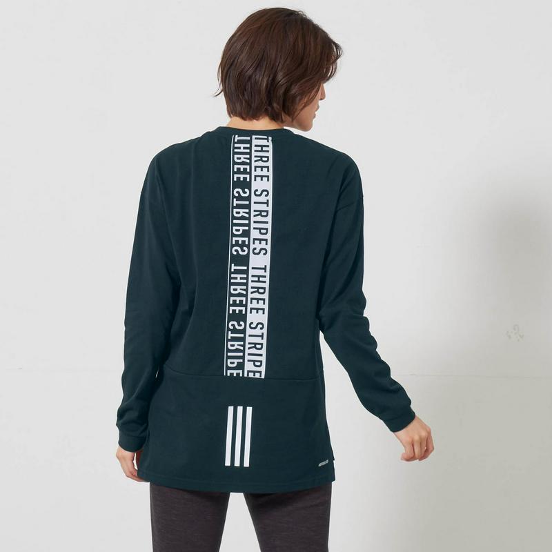 秋先から使える◎Ｗ　ＭＨＳ　ワーディングロングＴシャツ（アディダス/adidas）