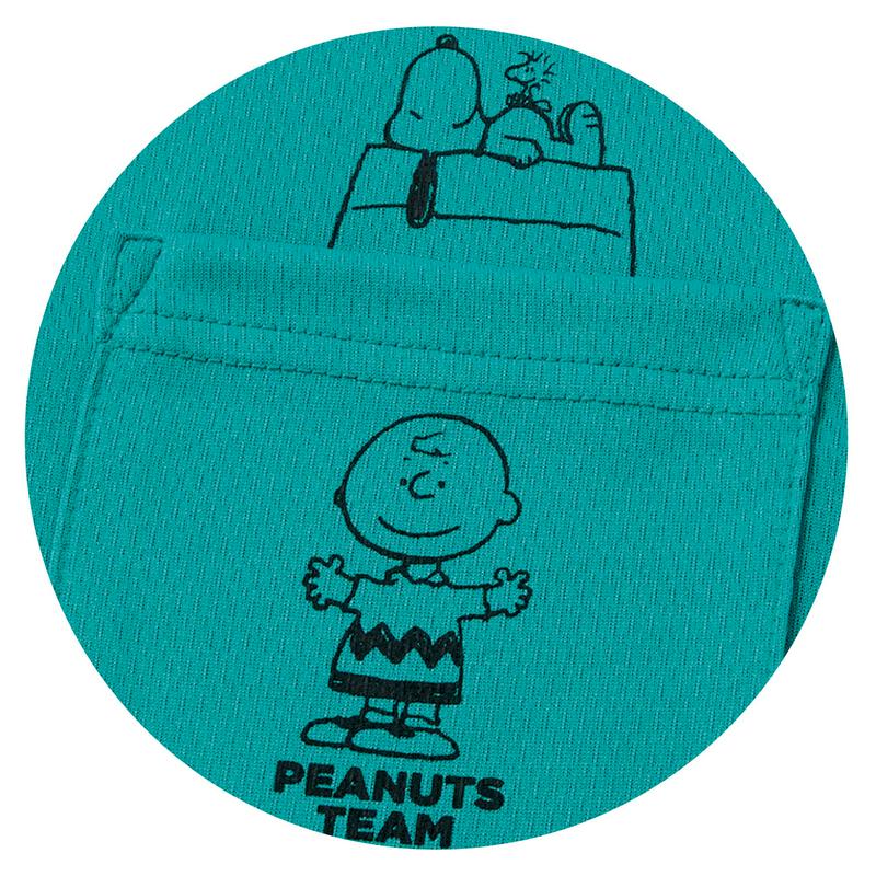 「スヌーピー」ドライメッシュさらさら長袖Ｔシャツ【ＵＶケア・吸汗速乾】（ピーナッツ／PEANUTS）