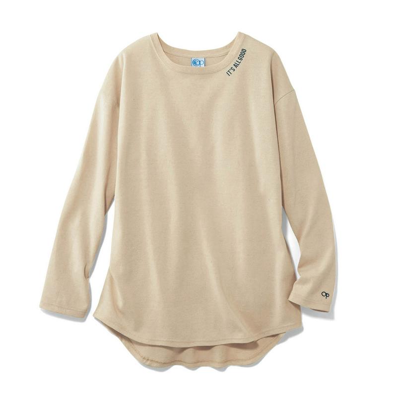ゆるっとシルエットでストレスフリー！ロング丈長袖Ｔシャツ（オーシャンパシフィック/OCEAN PACIFIC）