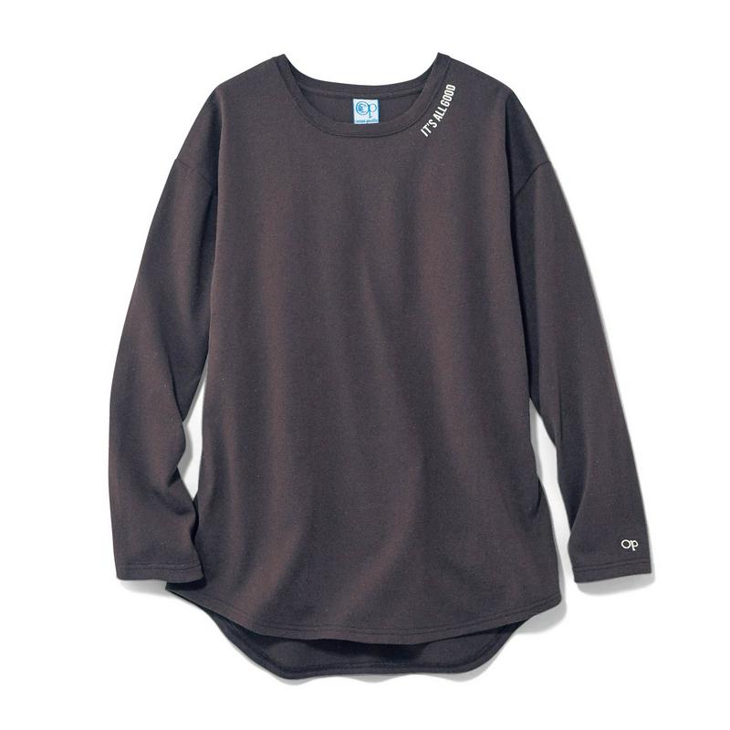 ゆるっとシルエットでストレスフリー！ロング丈長袖Ｔシャツ（オーシャンパシフィック/OCEAN PACIFIC）