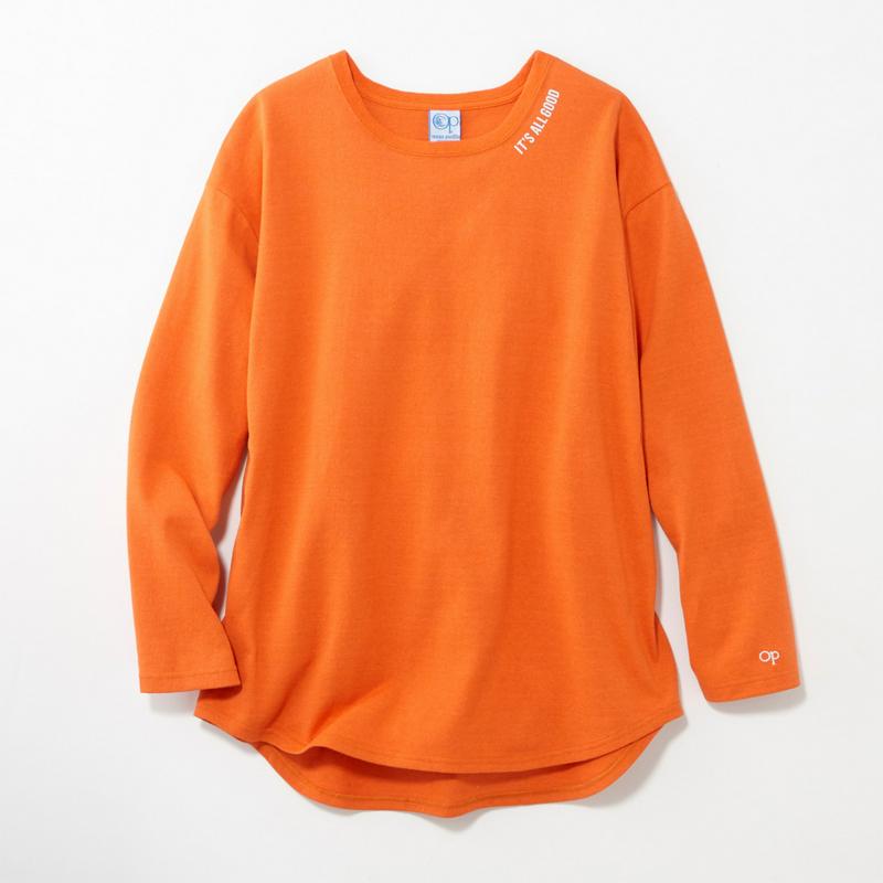 ゆるっとシルエットでストレスフリー！ロング丈長袖Ｔシャツ（オーシャンパシフィック/OCEAN PACIFIC）