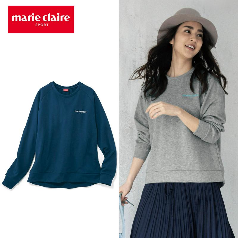 楽ちんおしゃれ◎バックフレアスウェットプルオーバー【ＵＶケア】（マリ・クレール スポール/marie claire sport）