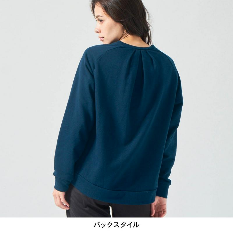 楽ちんおしゃれ◎バックフレアスウェットプルオーバー【ＵＶケア】（マリ・クレール スポール/marie claire sport）