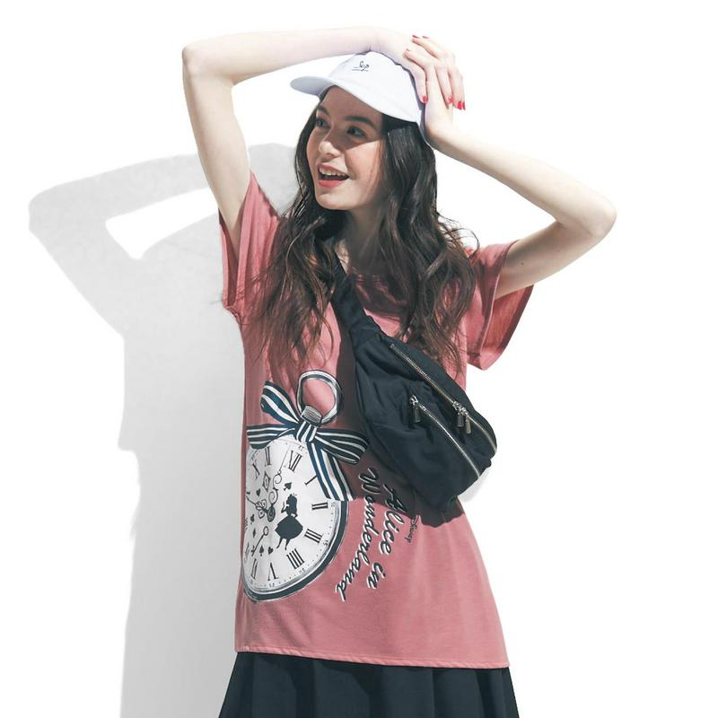 【おうちディズニー化計画】フレアチュニックＴシャツ（選べるキャラクター）（ディズニー）