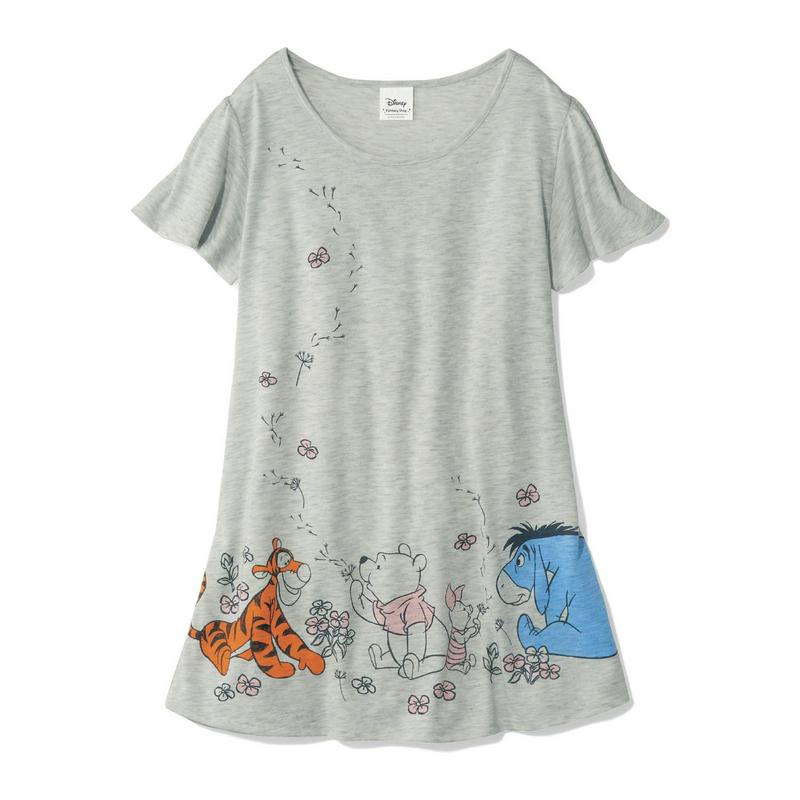 【おうちディズニー化計画】フレアチュニックＴシャツ（選べるキャラクター）（ディズニー）