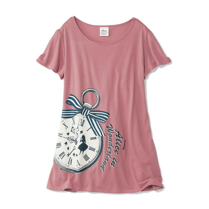 【おうちディズニー化計画】フレアチュニックＴシャツ（選べるキャラクター）（ディズニー）