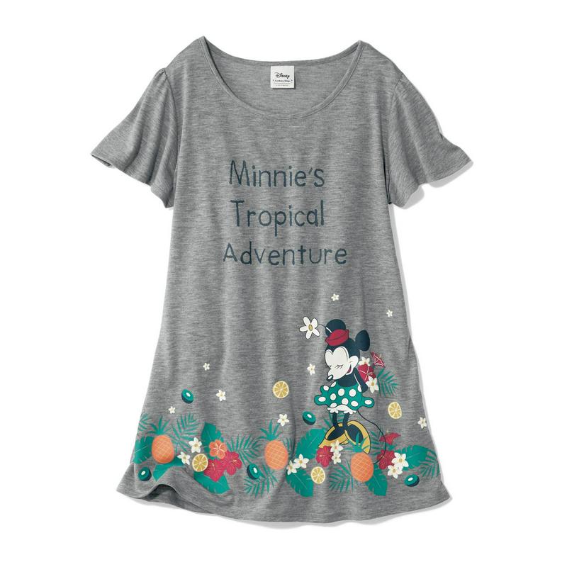 【おうちディズニー化計画】フレアチュニックＴシャツ（選べるキャラクター）（ディズニー）