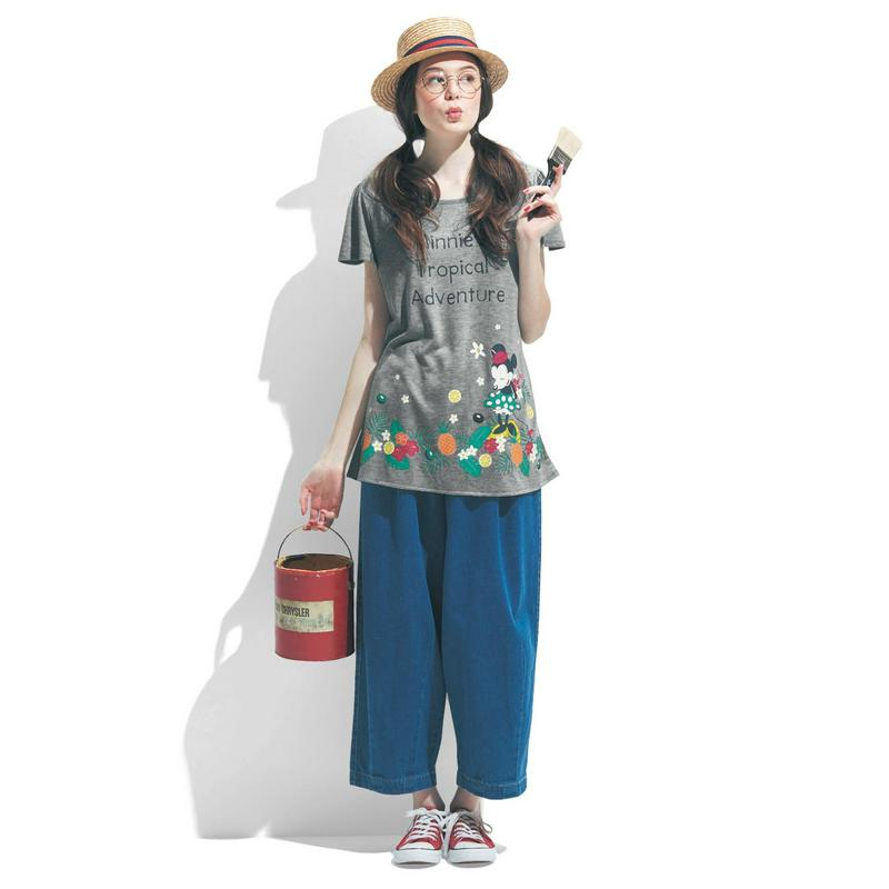 【おうちディズニー化計画】フレアチュニックＴシャツ（選べるキャラクター）（ディズニー）