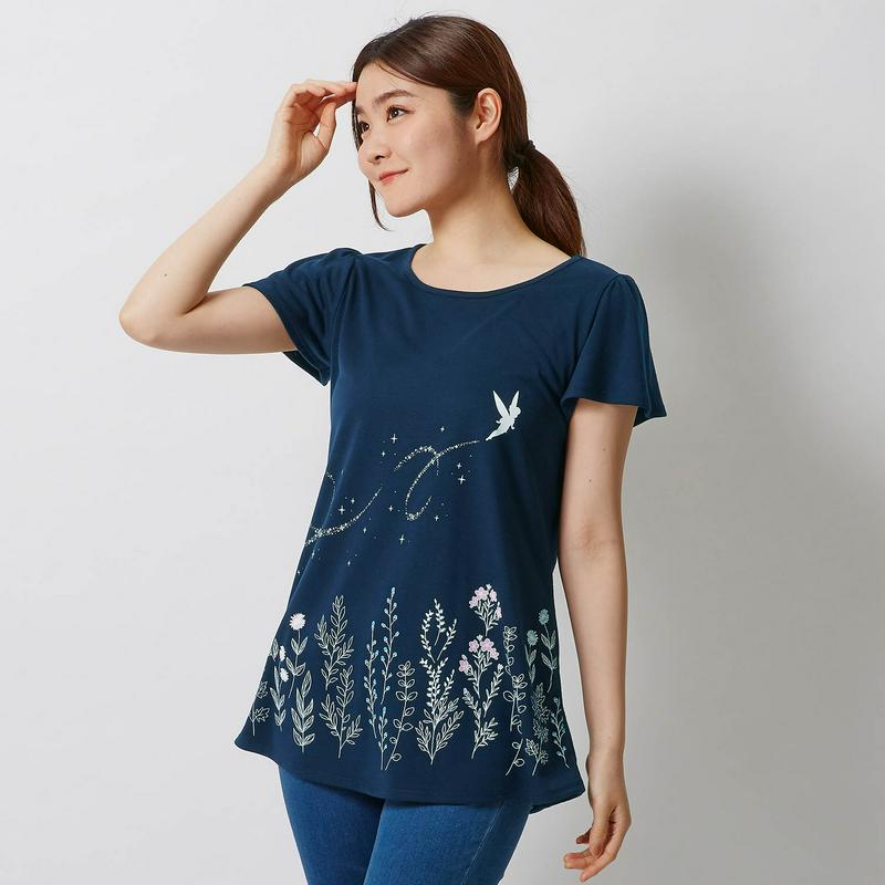 【おうちディズニー化計画】フレアチュニックＴシャツ（選べるキャラクター）（ディズニー）