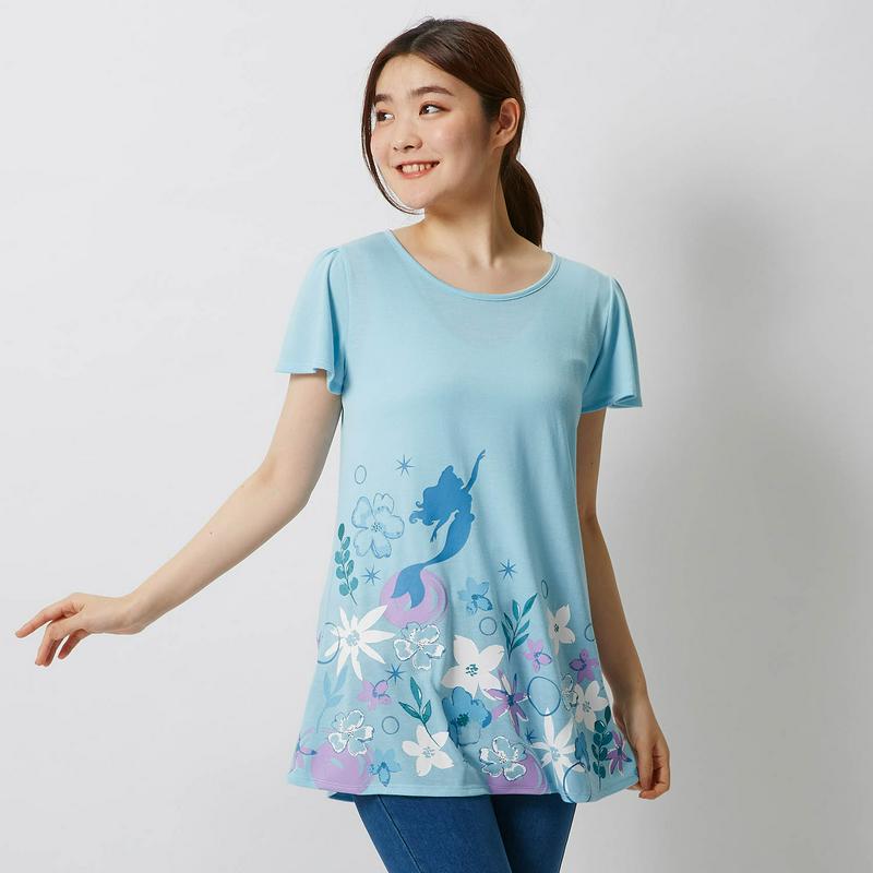 【おうちディズニー化計画】フレアチュニックＴシャツ（選べるキャラクター）（ディズニー）