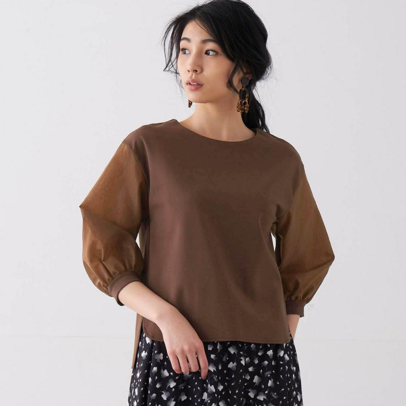 シアスリーブカットソー