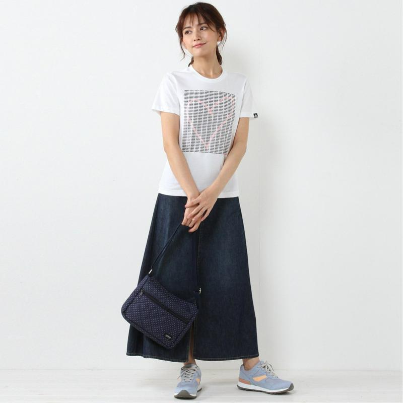 ハート＆ロゴがかわいいプリントＴシャツ（アディダス/adidas）