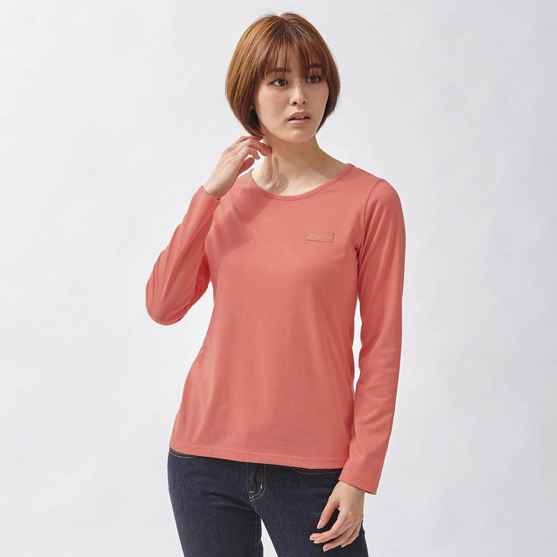 安心＆キレイなネックライン◎長袖Ｔシャツ【ＵＶケア・吸汗速乾】（ビースピックス／bspix）