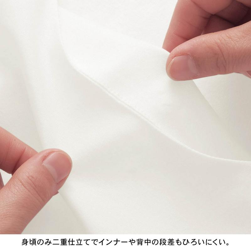 身頃二重ハイネック９分袖カットソー［日本製］（スタイルノート/StyleNote）