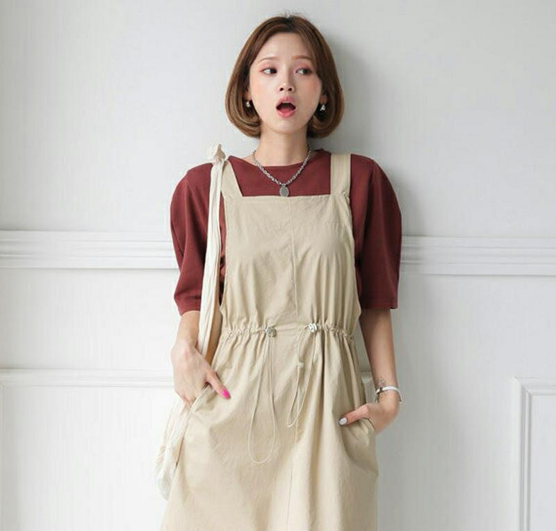 【新作10%OFF】バルーンスリーブTシャツ・全4色・t47889 レディース【tops】【韓国 ファッション トップス Tシャ