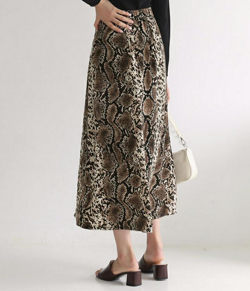 【新作10%OFF】パイソンスキンパターンスカート・全2色・b47909 レディース【sk】【韓国 ファッション ボトムス スカ