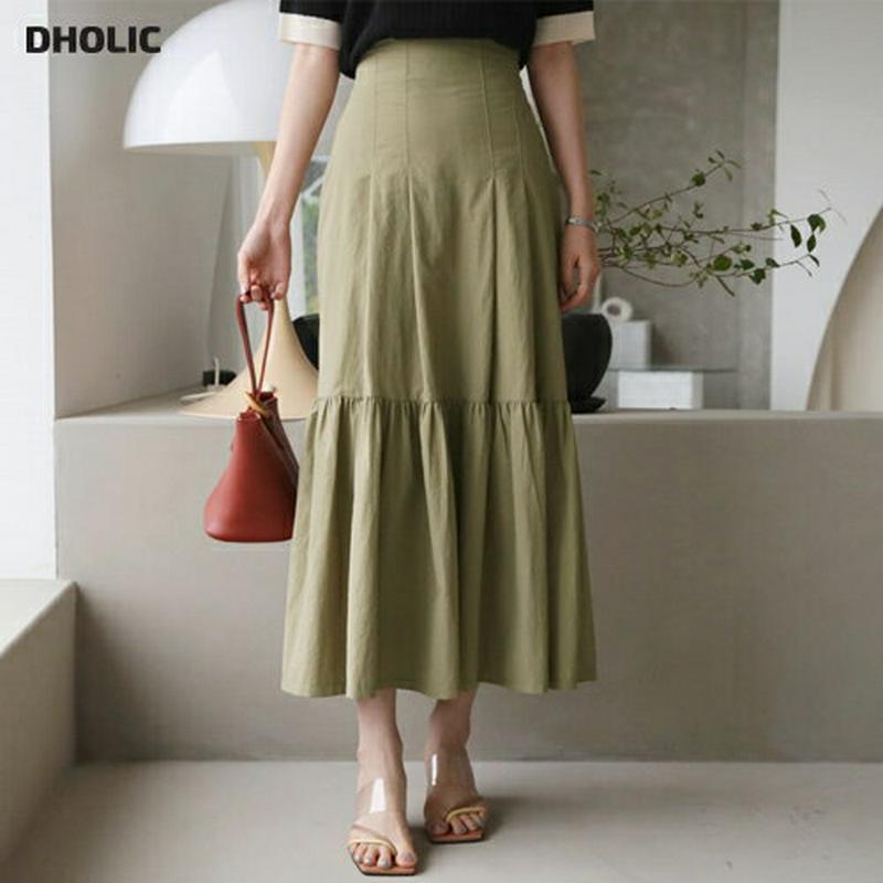 【新作10%OFF】タックギャザースカート・全3色・t63555 レディース【sk】【韓国 ファッション スカート ロング ロン