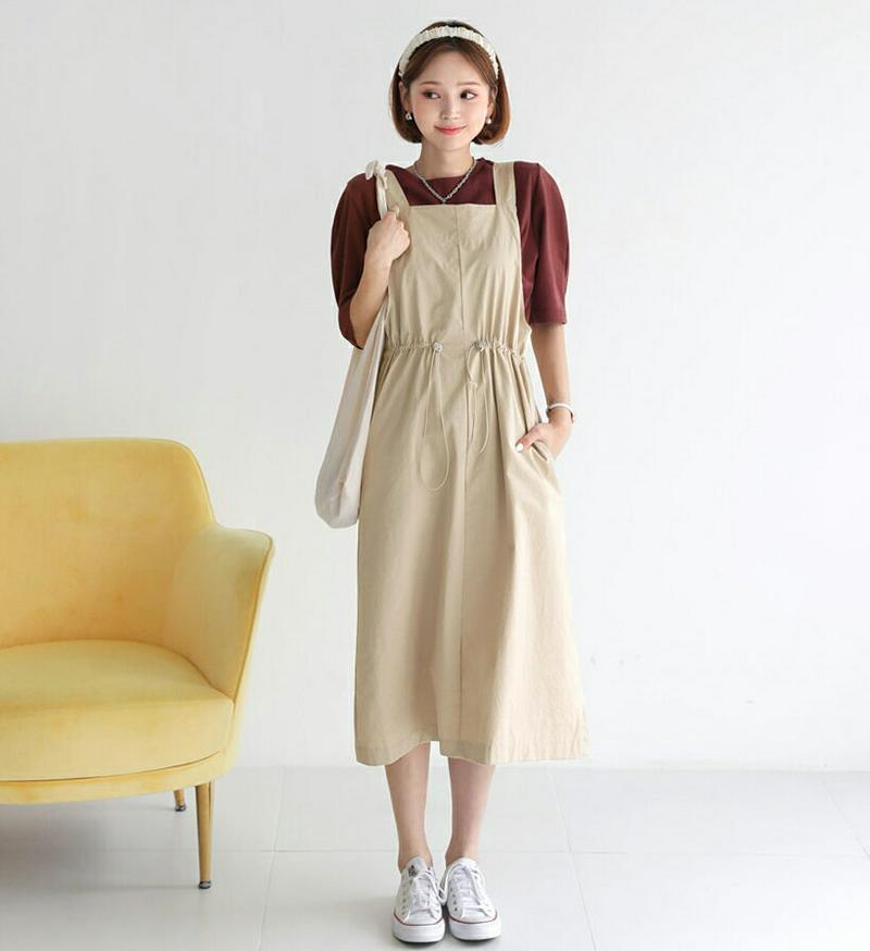 【新作10%OFF】ストリングノースリワンピース・全5色・b47904 レディース【ops】【韓国 ファッション ワンピース ロ