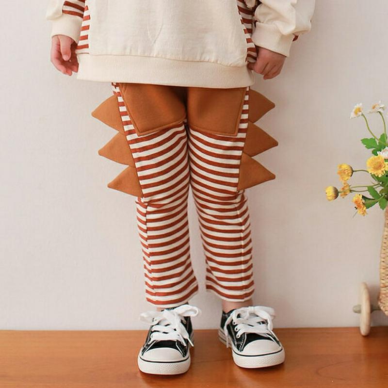 【新作10%OFF】ボーダーダイナソーパンツ・u04827 キッズ【3~8才】【pt】【パンツ ズボン ボトムス ロングパンツ 