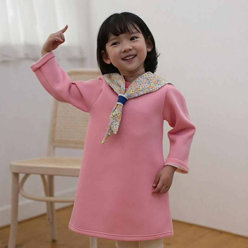 【新作10%OFF】花柄スカーフネックワンピース・u04831 キッズ【3~8才】【ops】【ワンピース ミディ丈 ミディワンピ