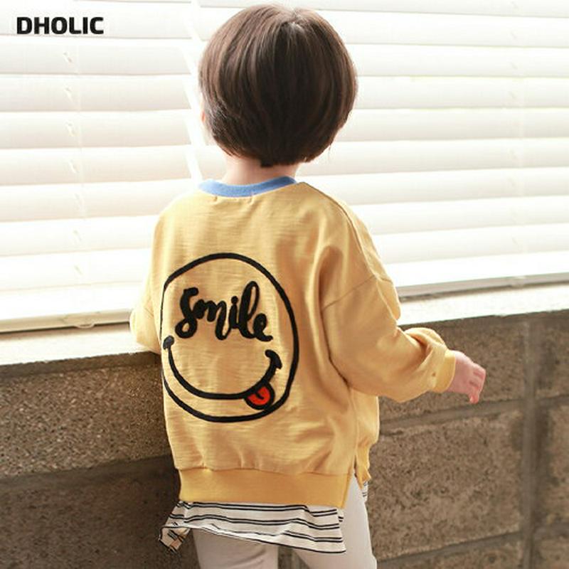 【新作10%OFF】スマイルレイヤードヘムスウェット・u04844 キッズ【3~8才】【tops】【トップス スウェット トレー