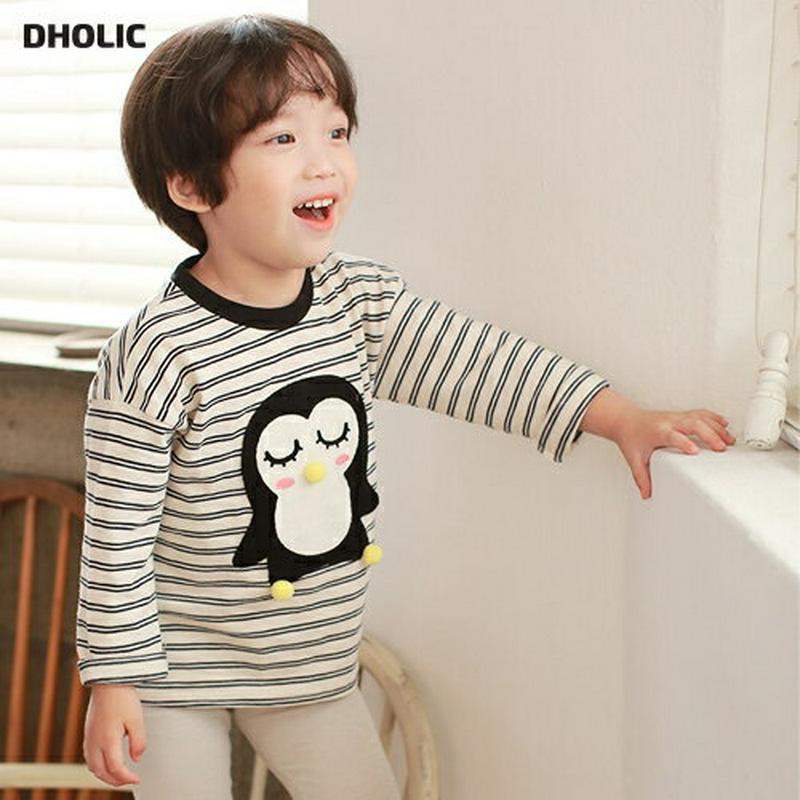 【新作10%OFF】penguinボーダーTシャツ・u04846 キッズ【3~8才】【tops】【トップス Tシャツ 長袖 ロン