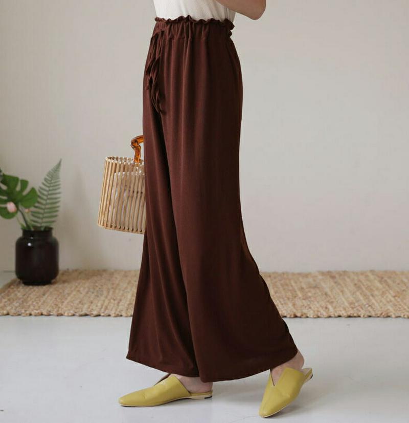 ドロストワイドパンツ・全5色・b56649 レディース【pt】【韓国 ファッション ボトムス ズボン パンツ ロングパンツ ワイ