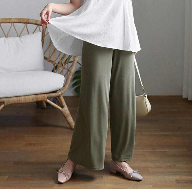 ドロストワイドパンツ・全5色・b56649 レディース【pt】【韓国 ファッション ボトムス ズボン パンツ ロングパンツ ワイ
