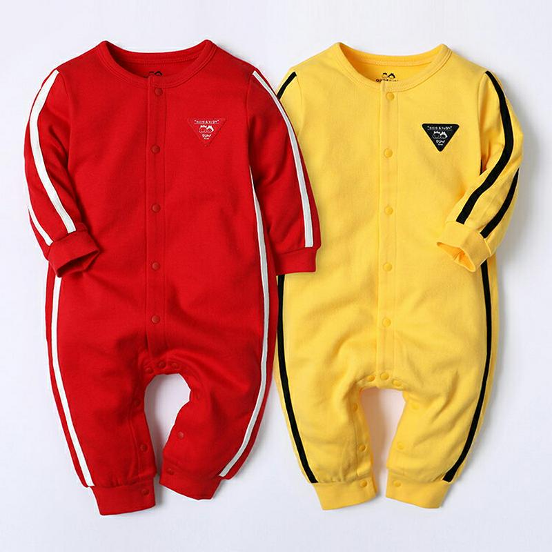 配色パッチポイントロンパース・p004819 キッズ【0~2才】【bc】【ロンパース 長袖 ロングパンツ 長ズボン ボディースー