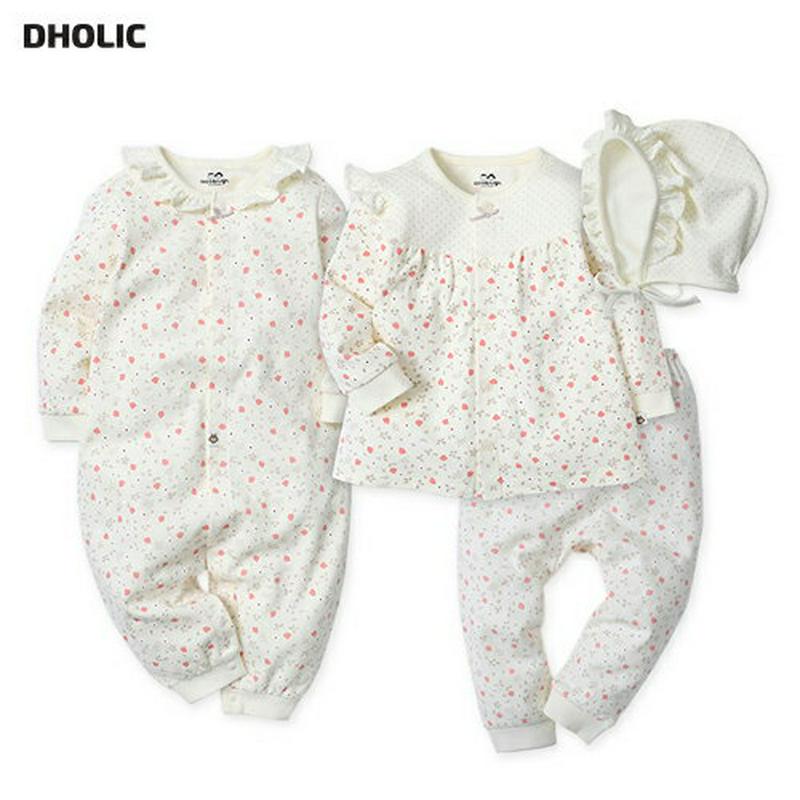【キッズ30%OFF】パターンロンパース&上下SET・p004806 キッズ【0~2才】【bc】【ロンパース 長袖 ロングパンツ 長ズボン ドット 花柄 パターン フリル セット プレゼント ベビー 出産祝い 赤ちゃん 韓国 韓国子供服 子供 こども 子供服 こども服】【KIDS】