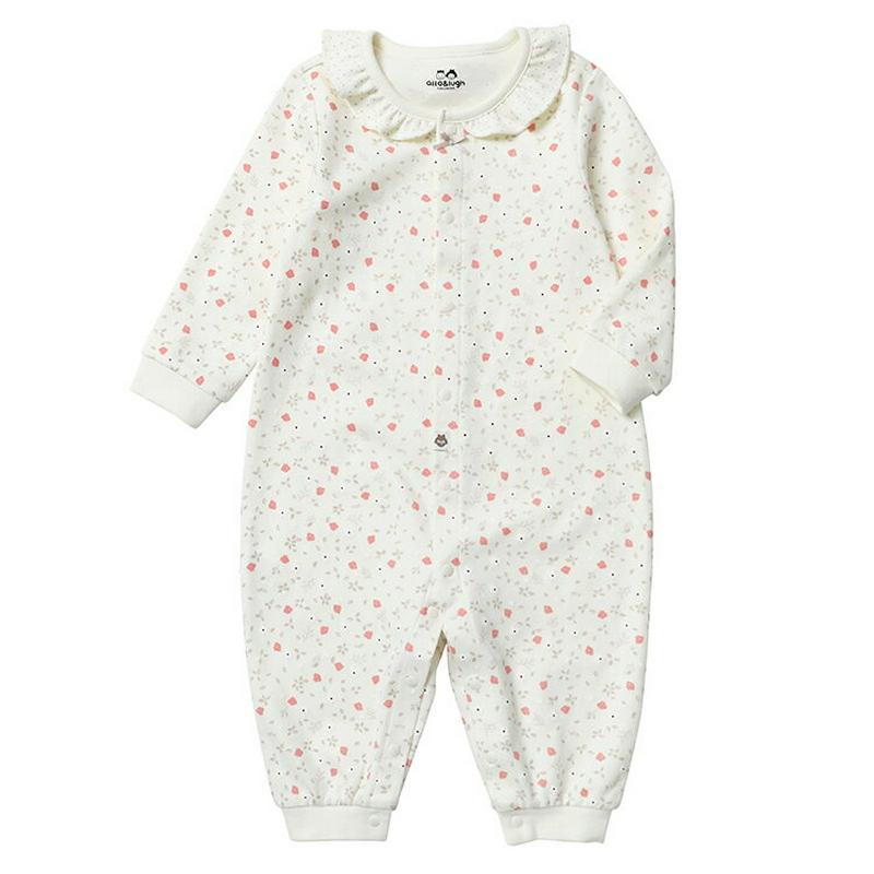 【キッズ30%OFF】パターンロンパース&上下SET・p004806 キッズ【0~2才】【bc】【ロンパース 長袖 ロングパンツ 長ズボン ドット 花柄 パターン フリル セット プレゼント ベビー 出産祝い 赤ちゃん 韓国 韓国子供服 子供 こども 子供服 こども服】【KIDS】